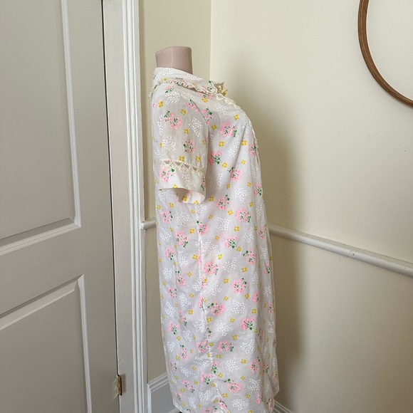 Vintage union made Peignoir set cottage core - Picture 4 of 16